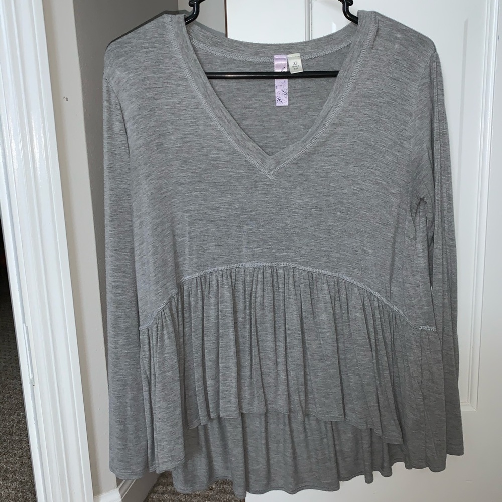 Grey Long Sleeve Shirt